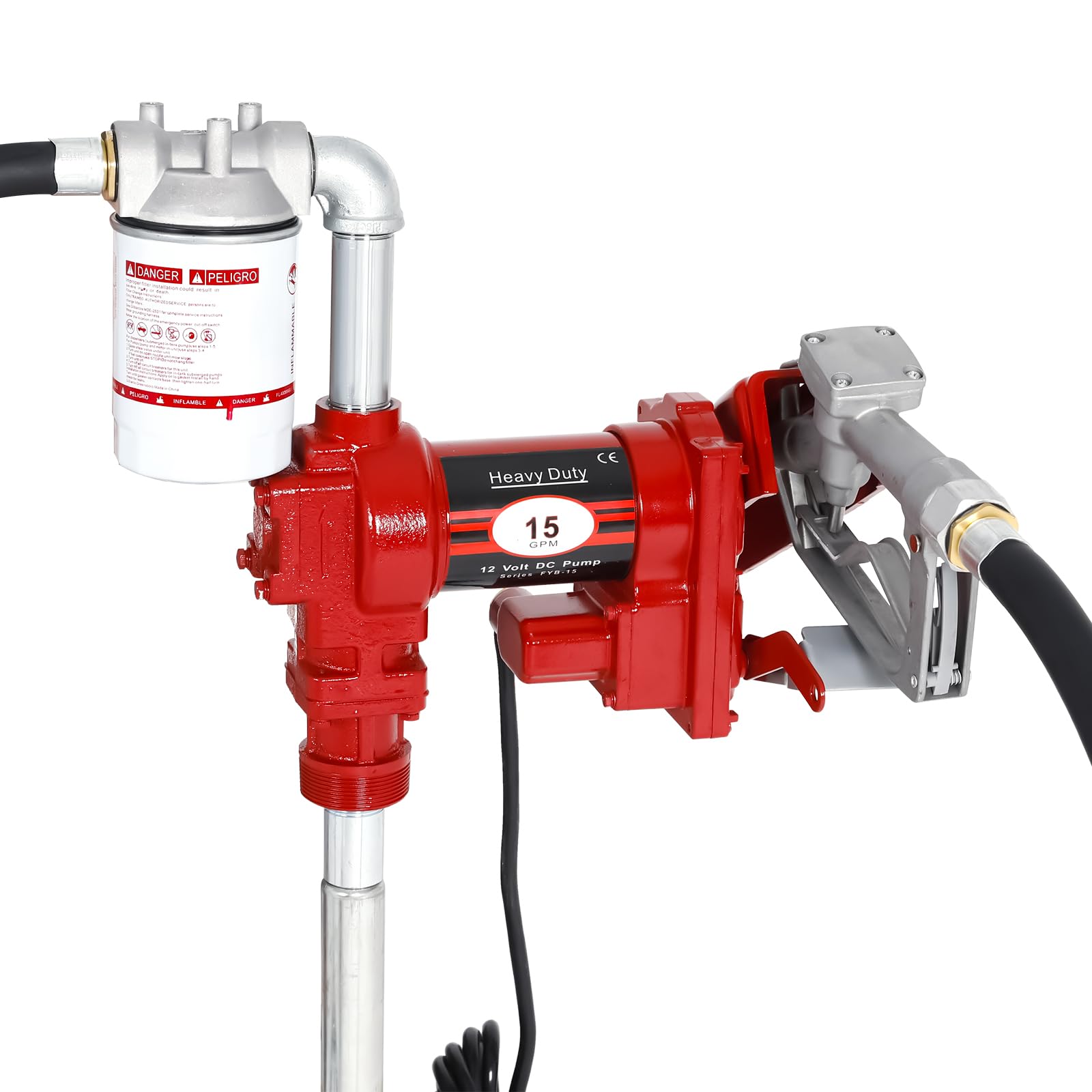 Amazon.com: SUPERFASTRACING 15GPM 12V Fuel Transfer Pump DC